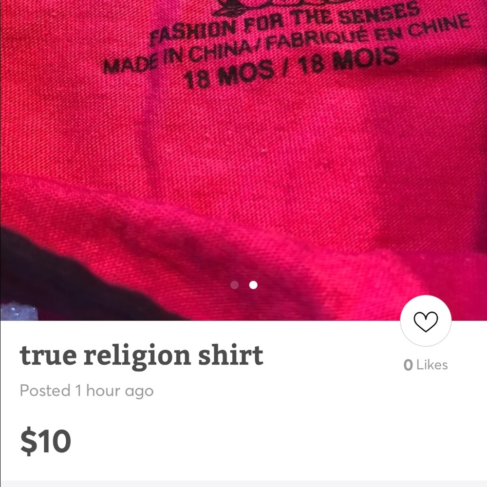 True religion shirt